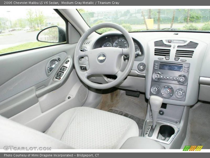 Medium Gray Metallic / Titanium Gray 2006 Chevrolet Malibu LS V6 Sedan