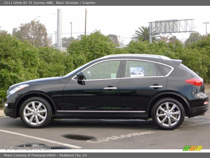 Black Obsidian / Graphite 2011 Infiniti EX 35 Journey AWD