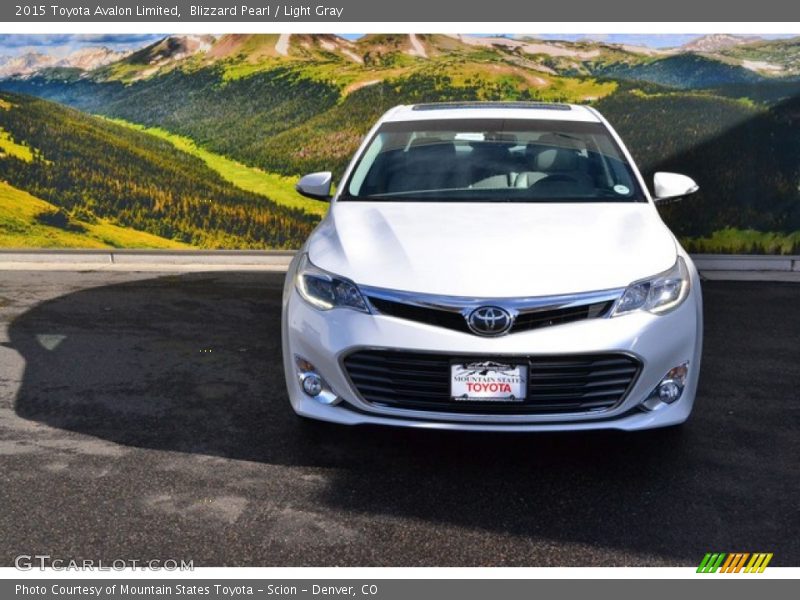 Blizzard Pearl / Light Gray 2015 Toyota Avalon Limited