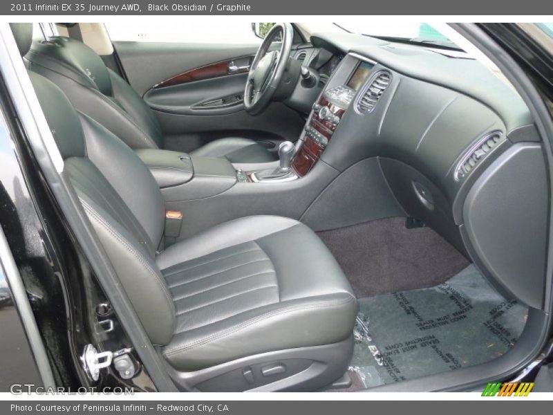 Black Obsidian / Graphite 2011 Infiniti EX 35 Journey AWD
