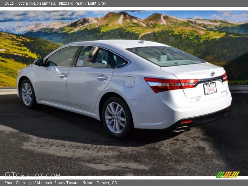 Blizzard Pearl / Light Gray 2015 Toyota Avalon Limited