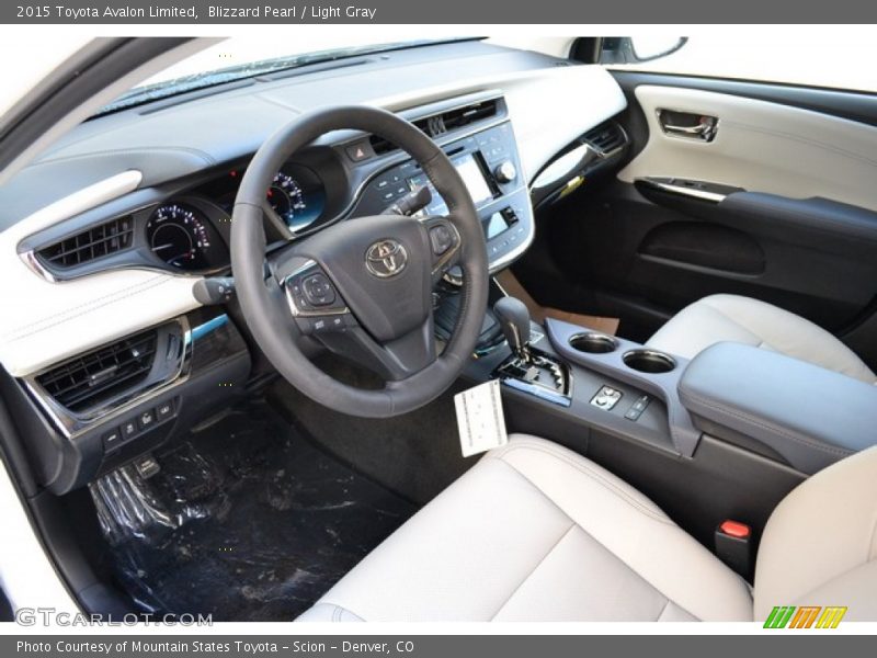 Blizzard Pearl / Light Gray 2015 Toyota Avalon Limited