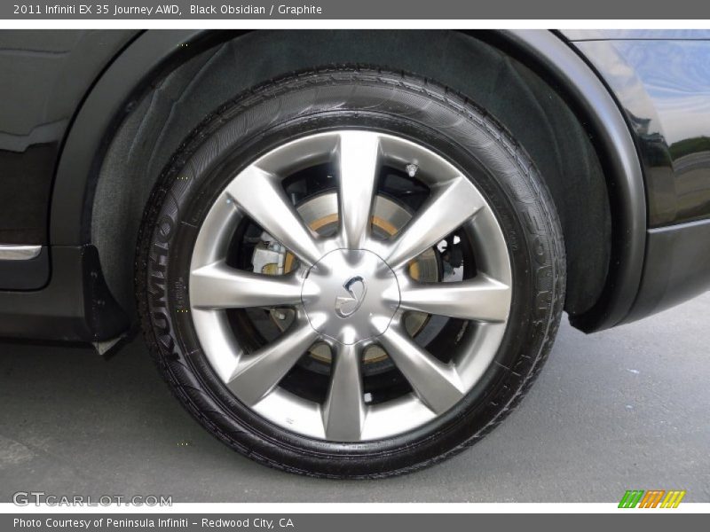 Black Obsidian / Graphite 2011 Infiniti EX 35 Journey AWD