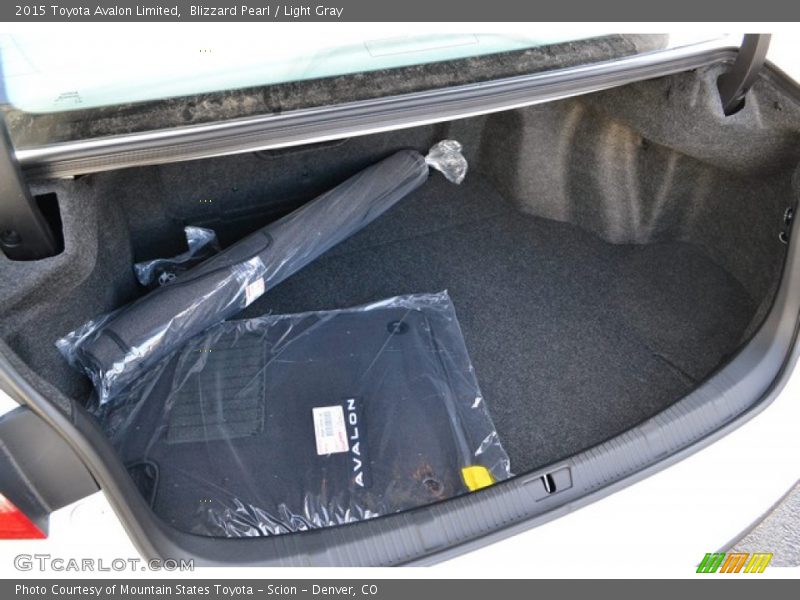 Blizzard Pearl / Light Gray 2015 Toyota Avalon Limited