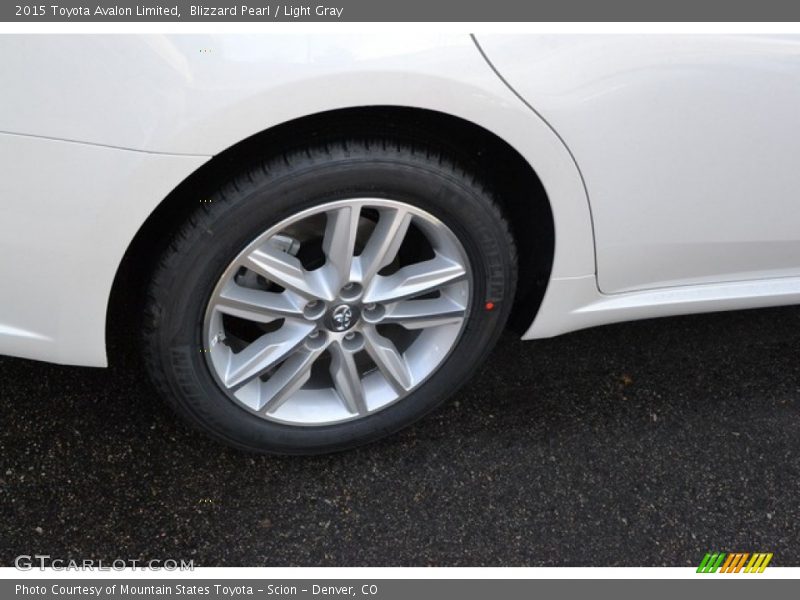 Blizzard Pearl / Light Gray 2015 Toyota Avalon Limited