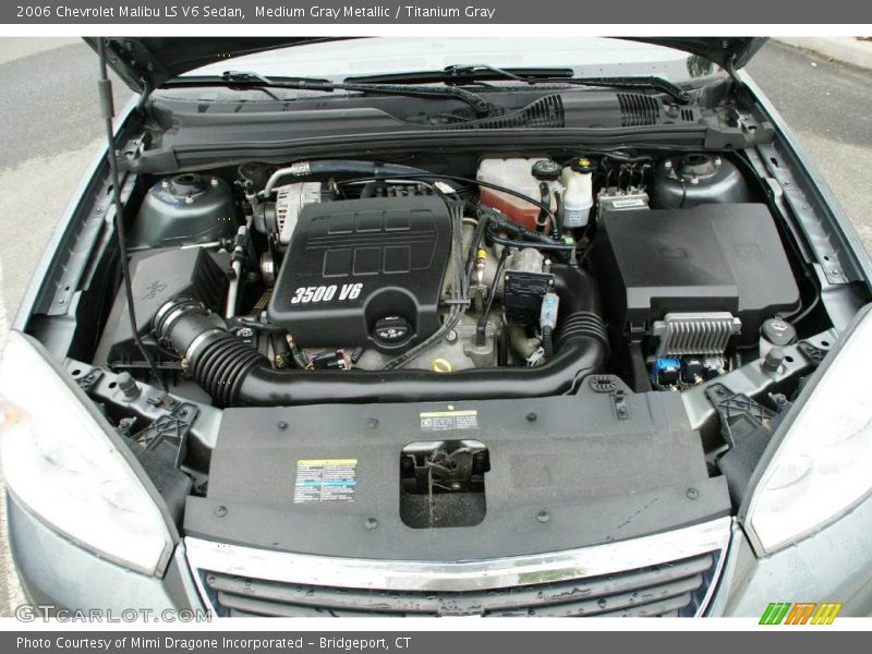 Medium Gray Metallic / Titanium Gray 2006 Chevrolet Malibu LS V6 Sedan