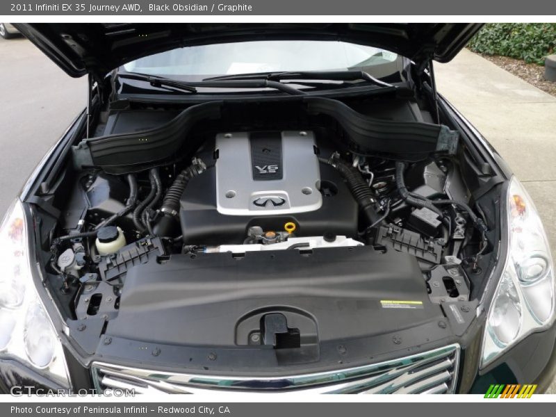 Black Obsidian / Graphite 2011 Infiniti EX 35 Journey AWD