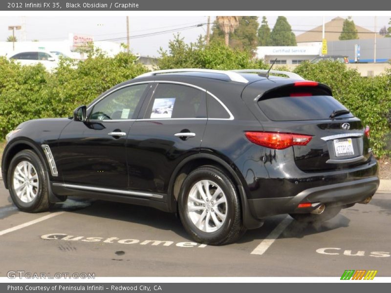 Black Obsidian / Graphite 2012 Infiniti FX 35