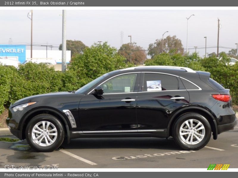 Black Obsidian / Graphite 2012 Infiniti FX 35
