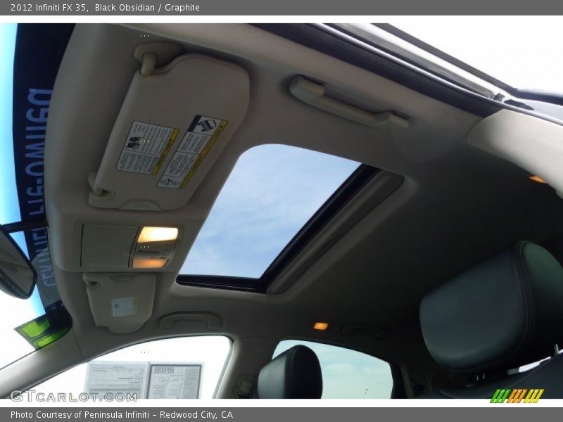 Black Obsidian / Graphite 2012 Infiniti FX 35