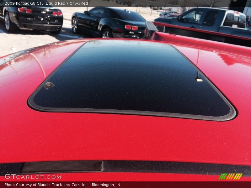 Liquid Red / Onyx/Red 2009 Pontiac G8 GT