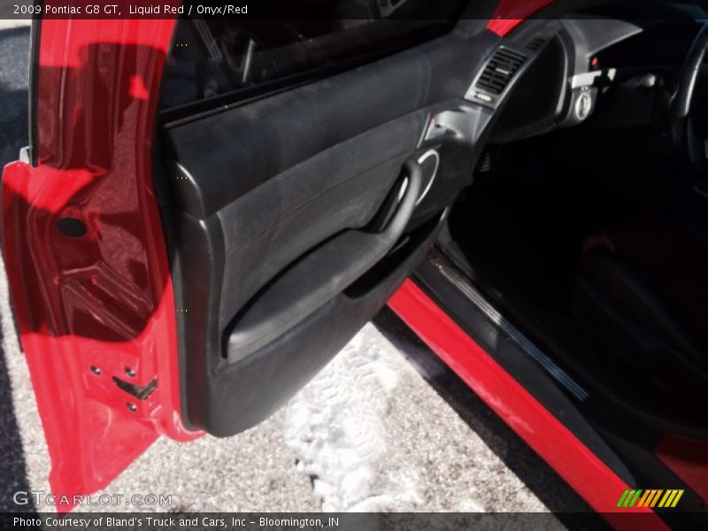 Liquid Red / Onyx/Red 2009 Pontiac G8 GT