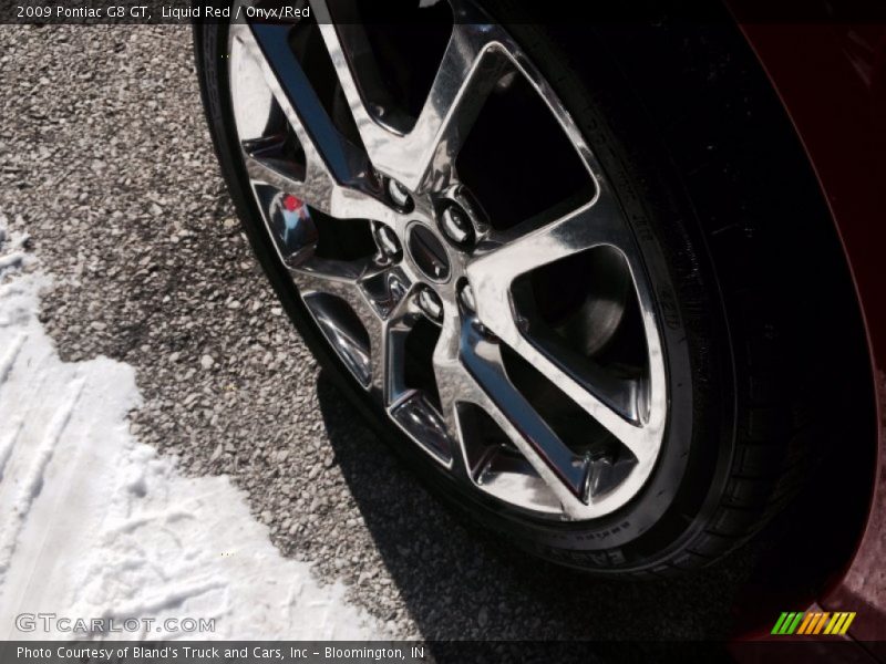 Liquid Red / Onyx/Red 2009 Pontiac G8 GT