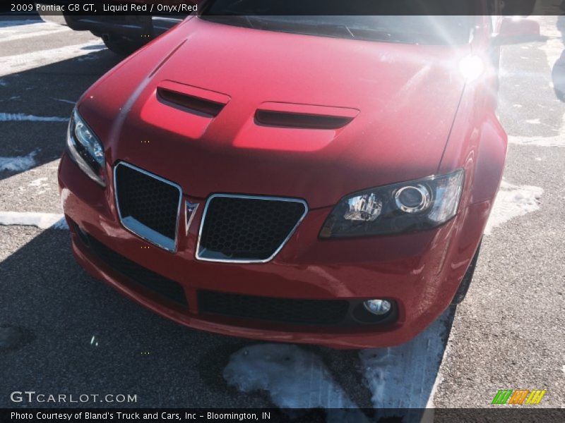 Liquid Red / Onyx/Red 2009 Pontiac G8 GT