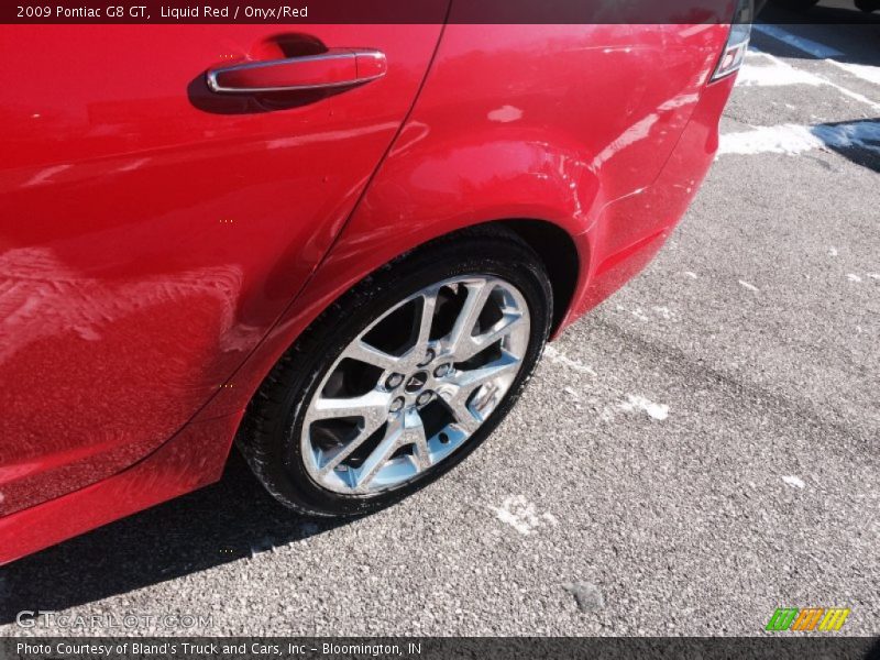 Liquid Red / Onyx/Red 2009 Pontiac G8 GT