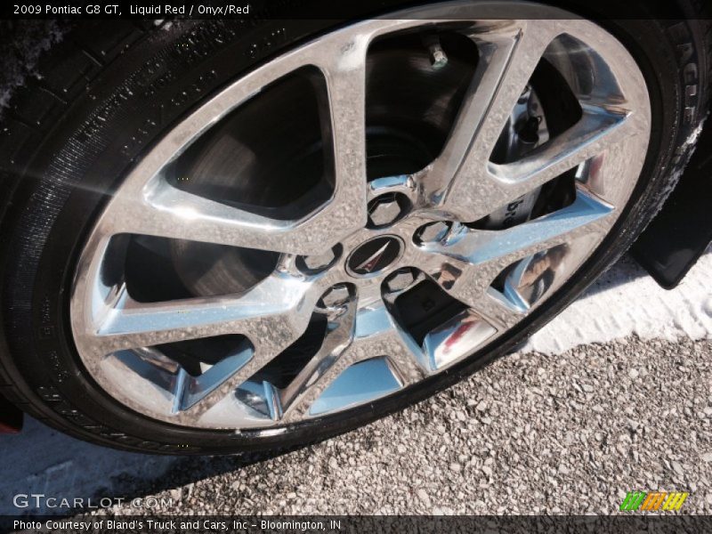 Liquid Red / Onyx/Red 2009 Pontiac G8 GT