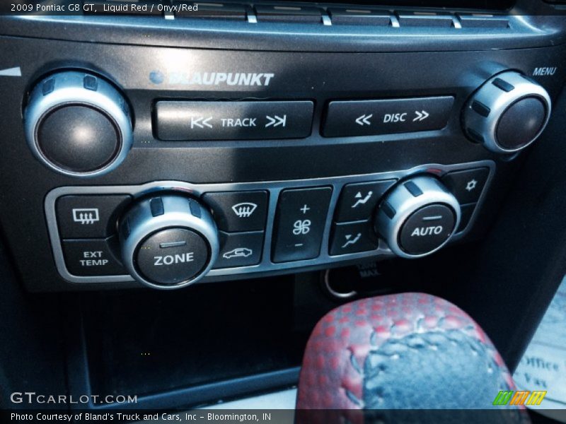 Liquid Red / Onyx/Red 2009 Pontiac G8 GT