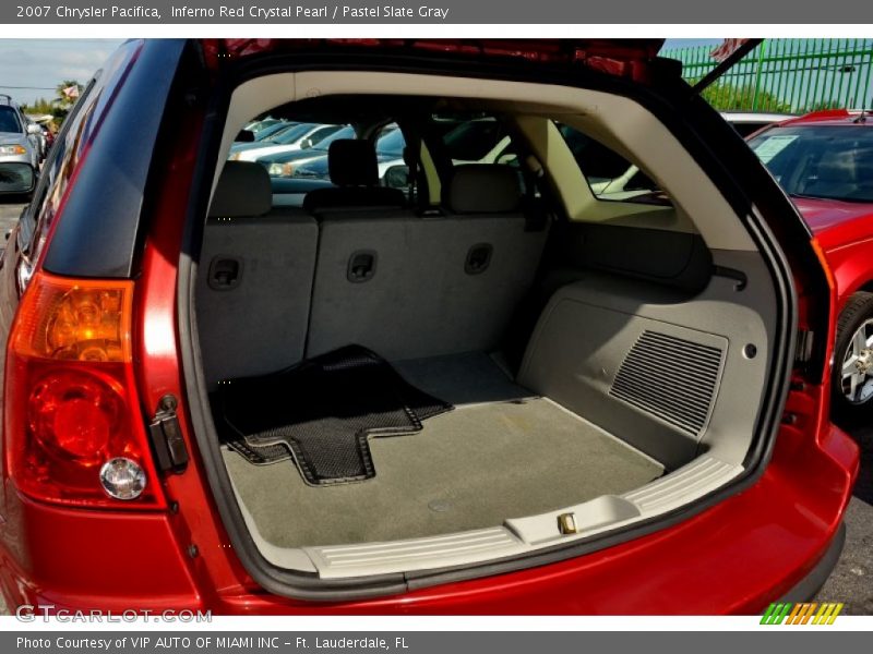 Inferno Red Crystal Pearl / Pastel Slate Gray 2007 Chrysler Pacifica