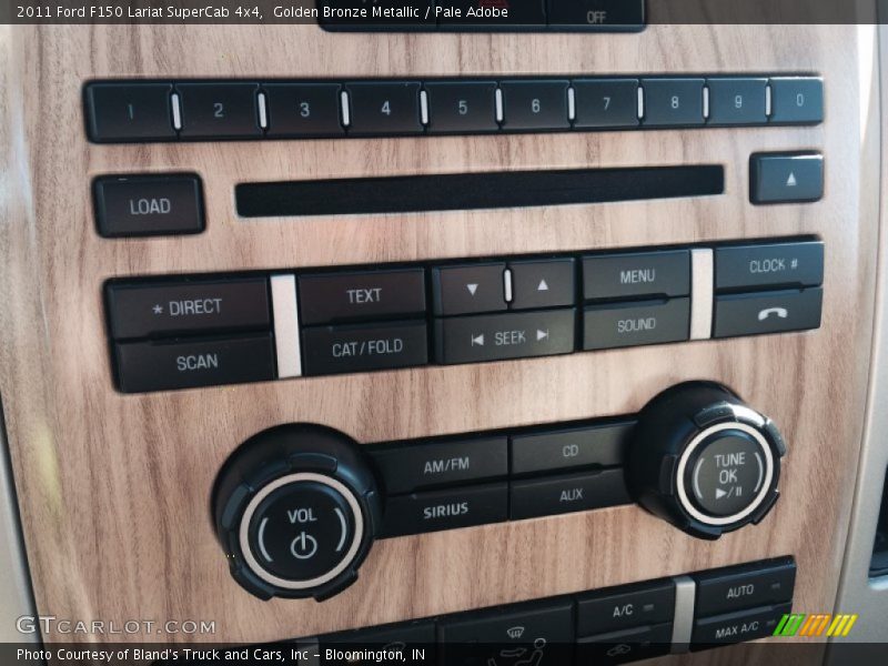Golden Bronze Metallic / Pale Adobe 2011 Ford F150 Lariat SuperCab 4x4