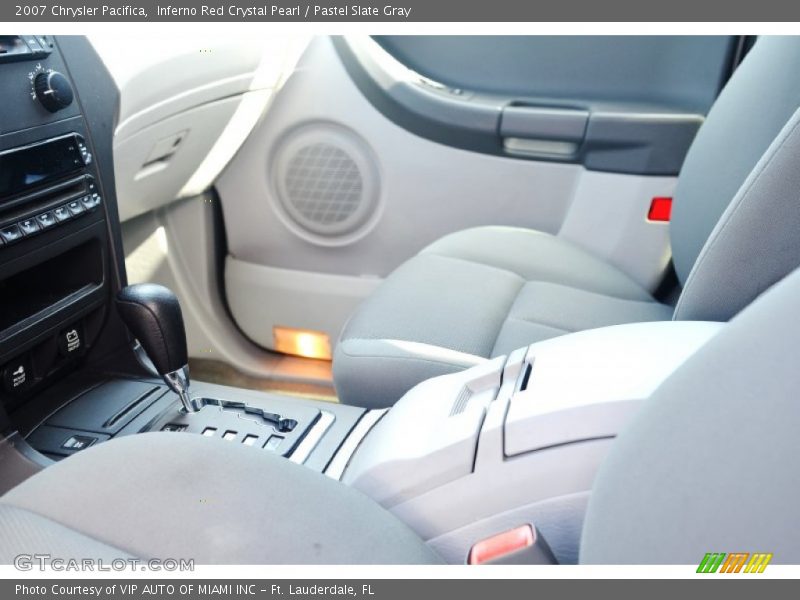 Inferno Red Crystal Pearl / Pastel Slate Gray 2007 Chrysler Pacifica
