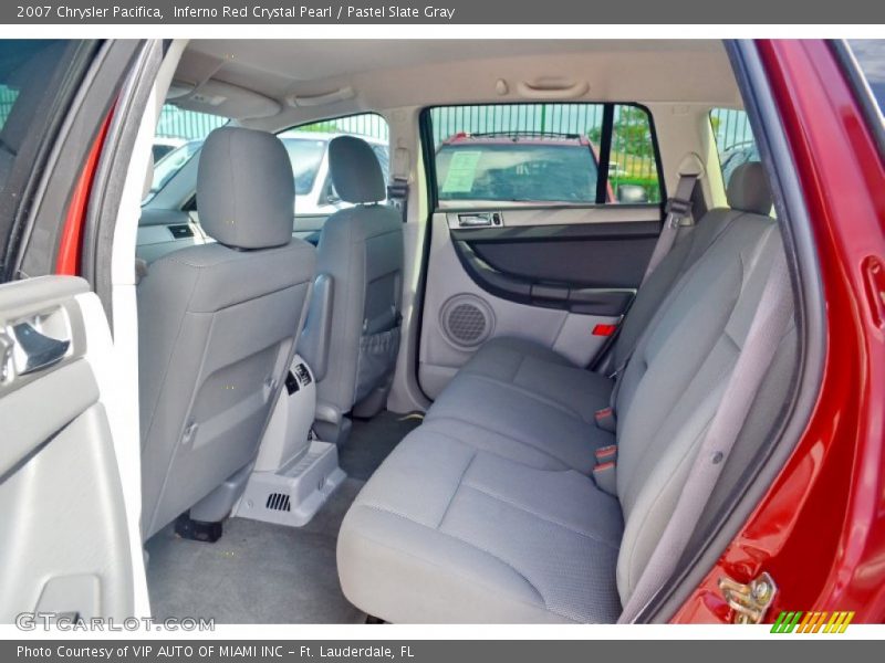Inferno Red Crystal Pearl / Pastel Slate Gray 2007 Chrysler Pacifica