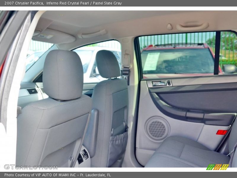 Inferno Red Crystal Pearl / Pastel Slate Gray 2007 Chrysler Pacifica