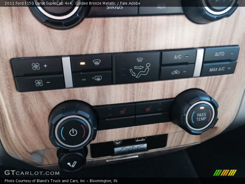 Golden Bronze Metallic / Pale Adobe 2011 Ford F150 Lariat SuperCab 4x4