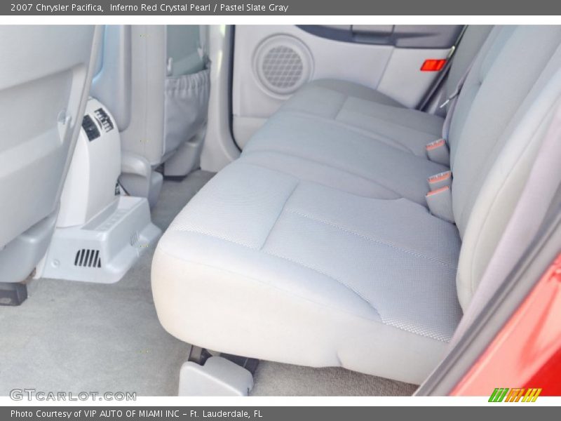 Inferno Red Crystal Pearl / Pastel Slate Gray 2007 Chrysler Pacifica