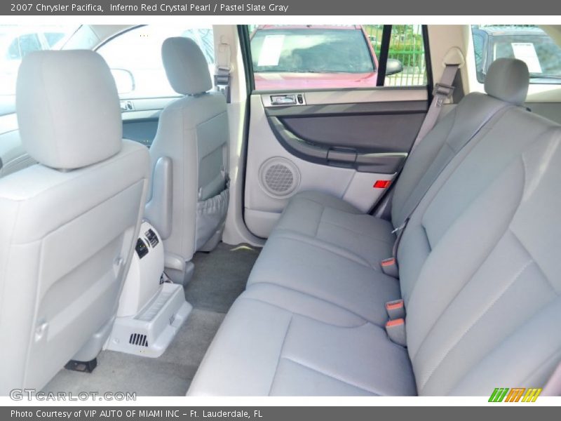 Inferno Red Crystal Pearl / Pastel Slate Gray 2007 Chrysler Pacifica