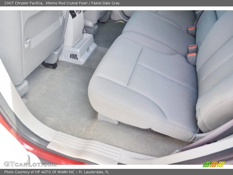 Inferno Red Crystal Pearl / Pastel Slate Gray 2007 Chrysler Pacifica
