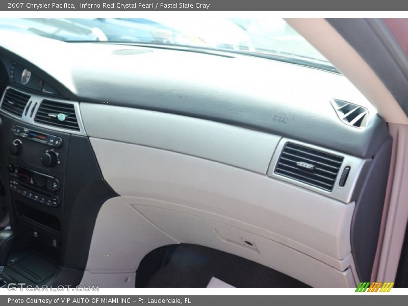 Inferno Red Crystal Pearl / Pastel Slate Gray 2007 Chrysler Pacifica