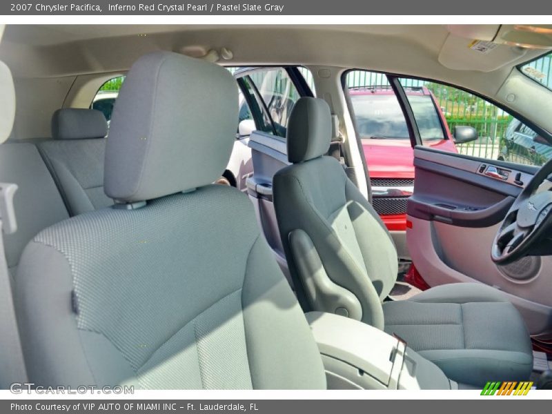 Inferno Red Crystal Pearl / Pastel Slate Gray 2007 Chrysler Pacifica