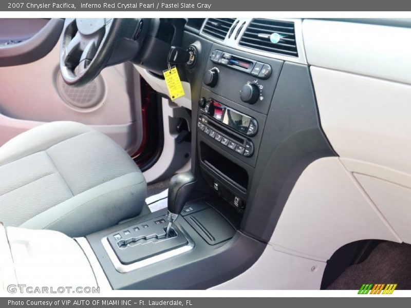 Inferno Red Crystal Pearl / Pastel Slate Gray 2007 Chrysler Pacifica