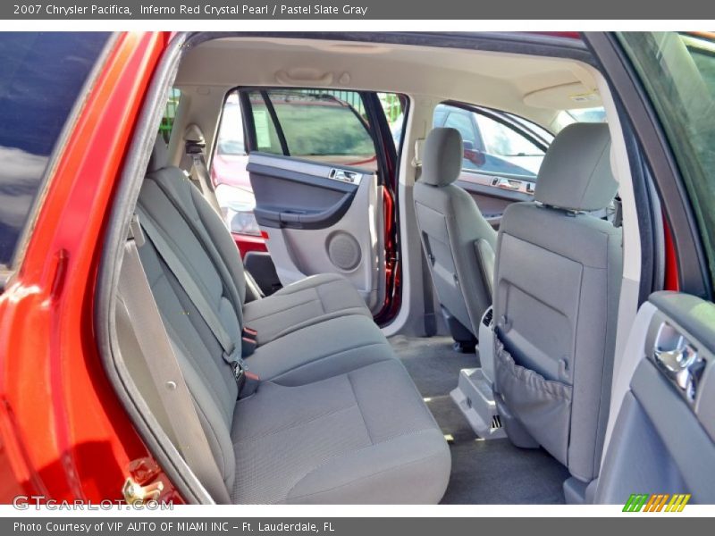 Inferno Red Crystal Pearl / Pastel Slate Gray 2007 Chrysler Pacifica