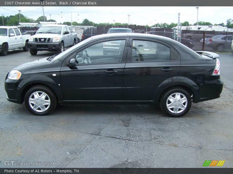 Black / Charcoal Black 2007 Chevrolet Aveo LS Sedan