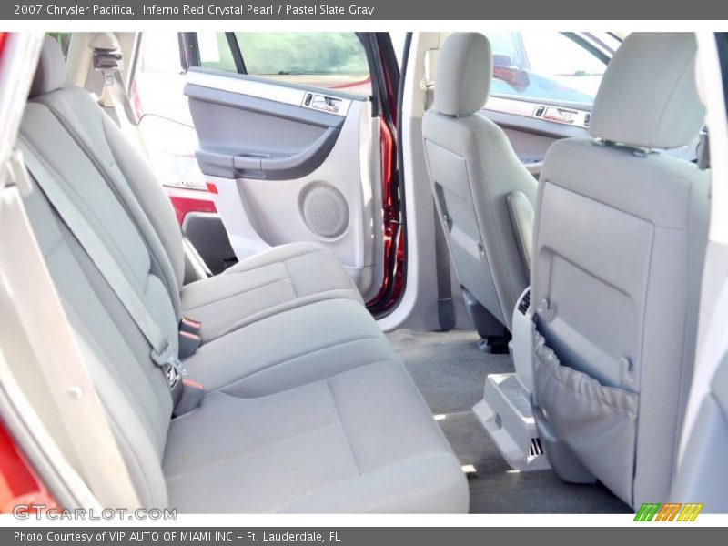 Inferno Red Crystal Pearl / Pastel Slate Gray 2007 Chrysler Pacifica