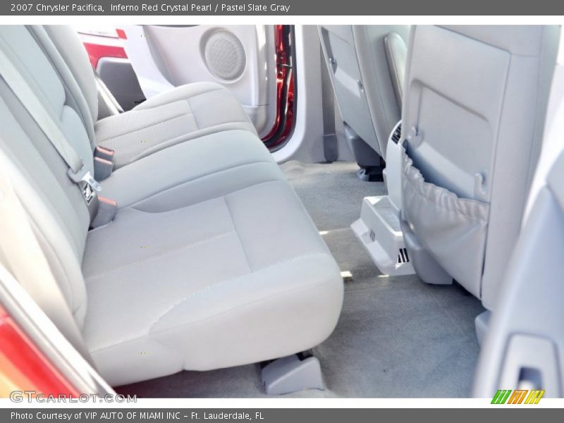 Inferno Red Crystal Pearl / Pastel Slate Gray 2007 Chrysler Pacifica