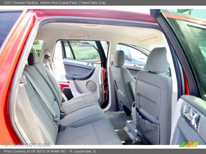 Inferno Red Crystal Pearl / Pastel Slate Gray 2007 Chrysler Pacifica
