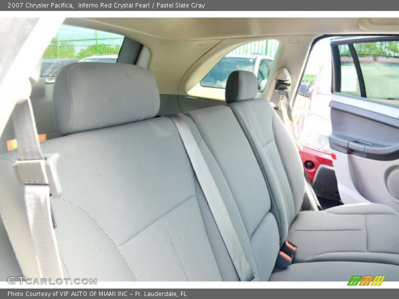 Inferno Red Crystal Pearl / Pastel Slate Gray 2007 Chrysler Pacifica