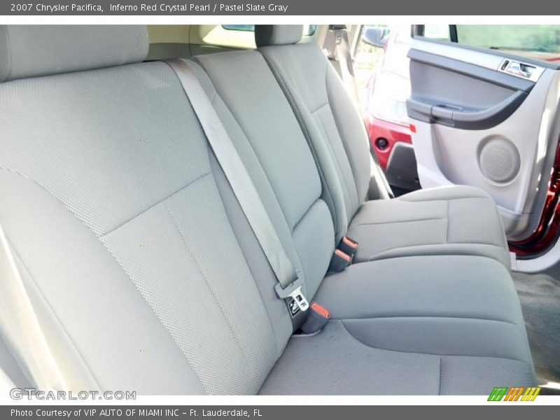 Inferno Red Crystal Pearl / Pastel Slate Gray 2007 Chrysler Pacifica