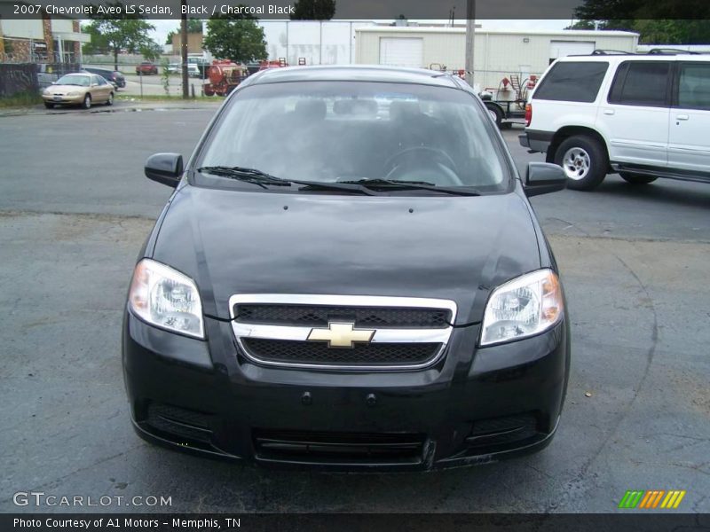 Black / Charcoal Black 2007 Chevrolet Aveo LS Sedan