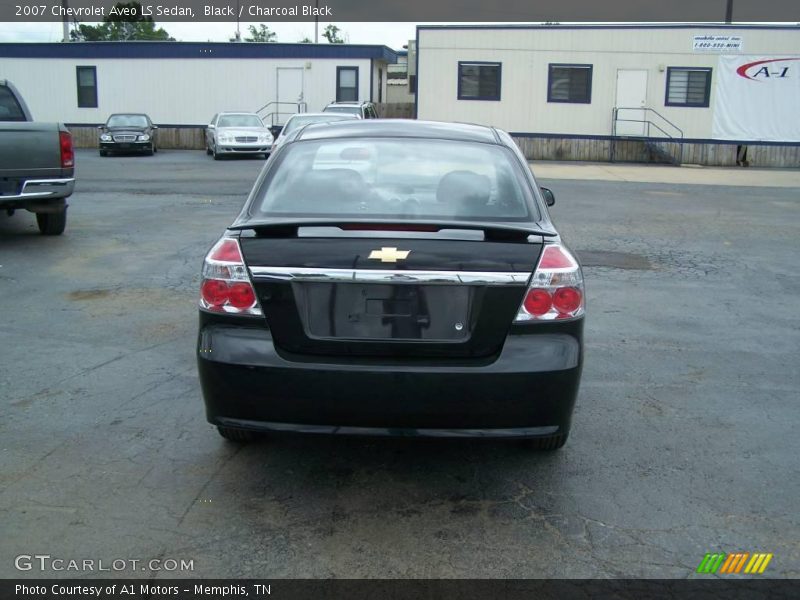 Black / Charcoal Black 2007 Chevrolet Aveo LS Sedan