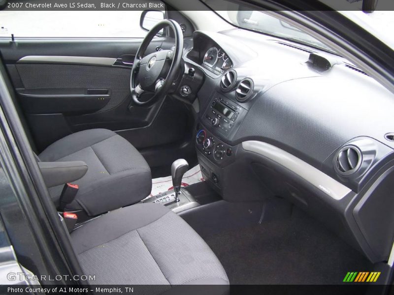 Black / Charcoal Black 2007 Chevrolet Aveo LS Sedan