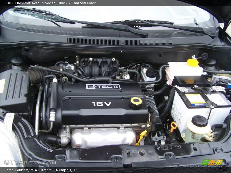 Black / Charcoal Black 2007 Chevrolet Aveo LS Sedan