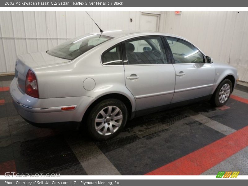 Reflex Silver Metallic / Black 2003 Volkswagen Passat GLS Sedan