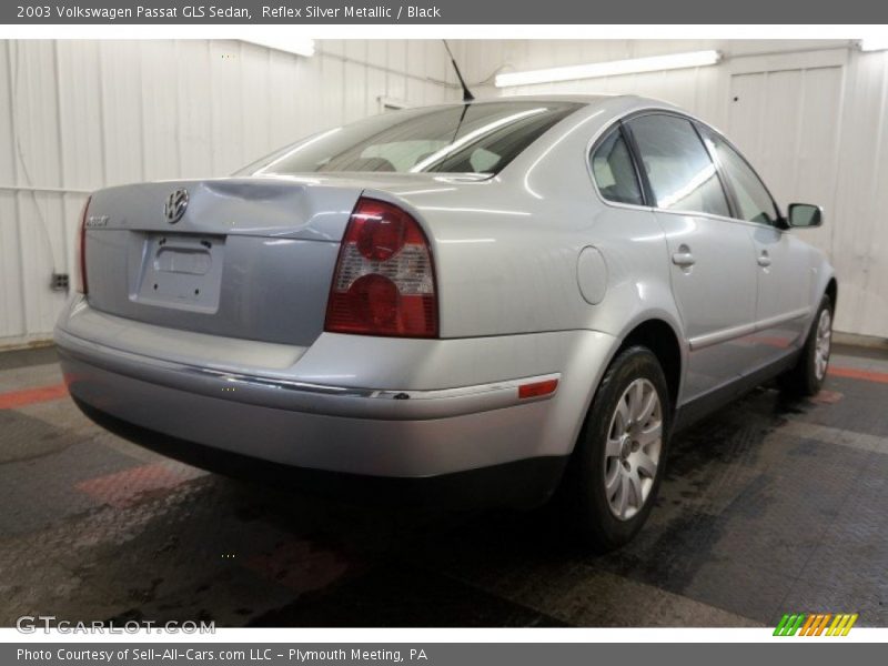 Reflex Silver Metallic / Black 2003 Volkswagen Passat GLS Sedan