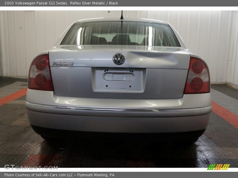 Reflex Silver Metallic / Black 2003 Volkswagen Passat GLS Sedan