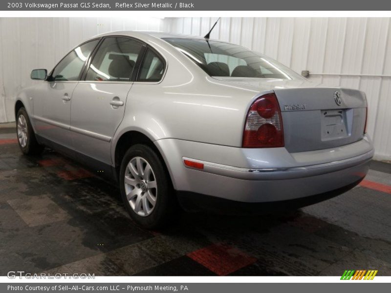 Reflex Silver Metallic / Black 2003 Volkswagen Passat GLS Sedan