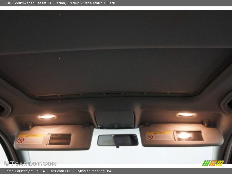 Reflex Silver Metallic / Black 2003 Volkswagen Passat GLS Sedan