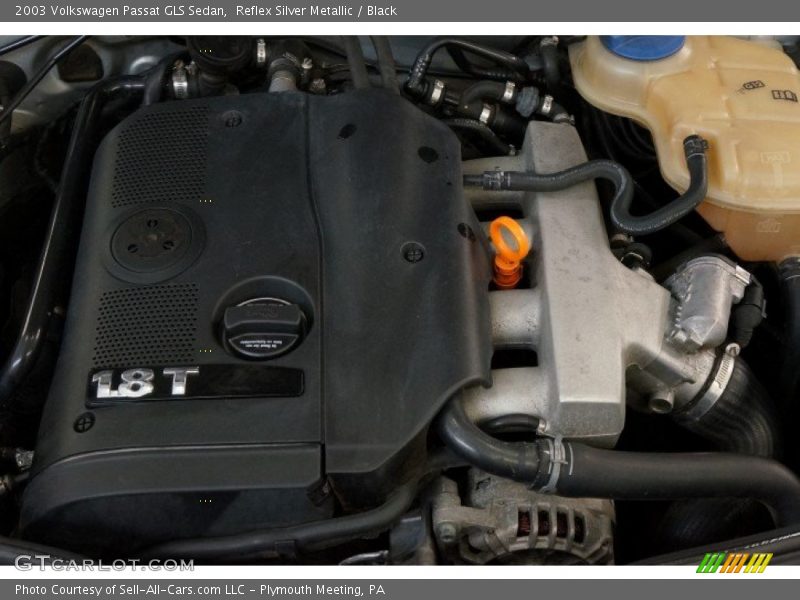 Reflex Silver Metallic / Black 2003 Volkswagen Passat GLS Sedan